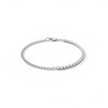 14K Two-Tone Full-Diamond Bracelet - Minimalist Luxury Style