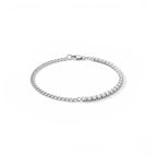 14K Two-Tone Full-Diamond Bracelet - Minimalist Luxury Style