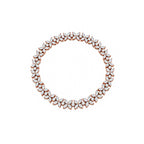 Luxury Floral Cluster Tennis Bracelet - Marquise Cut Bridal Jewelry