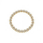 Luxury Floral Cluster Tennis Bracelet - Marquise Cut Bridal Jewelry