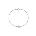 Dainty Mixed-Cut Double Stone Bracelet