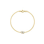 Dainty Mixed-Cut Double Stone Bracelet