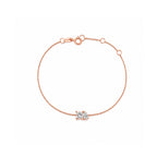 Toi et Moi Romance | Dainty Princess & Pear Cut Double Stone Bracelet