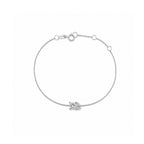 Toi et Moi Romance | Dainty Princess & Pear Cut Double Stone Bracelet