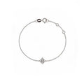 Geometric Starlight | Dainty Kite-Set Solitaire Bracelet