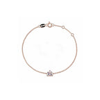 Geometric Edge | Dainty Trillion-Cut Solitaire Bracelet