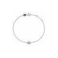 Geometric Edge | Dainty Trillion-Cut Solitaire Bracelet