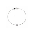 Geometric Edge | Dainty Trillion-Cut Solitaire Bracelet