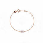 Starlight Solitaire 14K Gold Lab-Diamond Bracelet