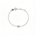 Starlight Solitaire 14K Gold Lab-Diamond Bracelet