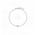 "The One" Square Diamond Rose Gold Bracelet