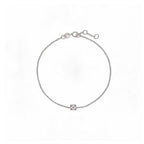 "The One" Square Diamond Rose Gold Bracelet