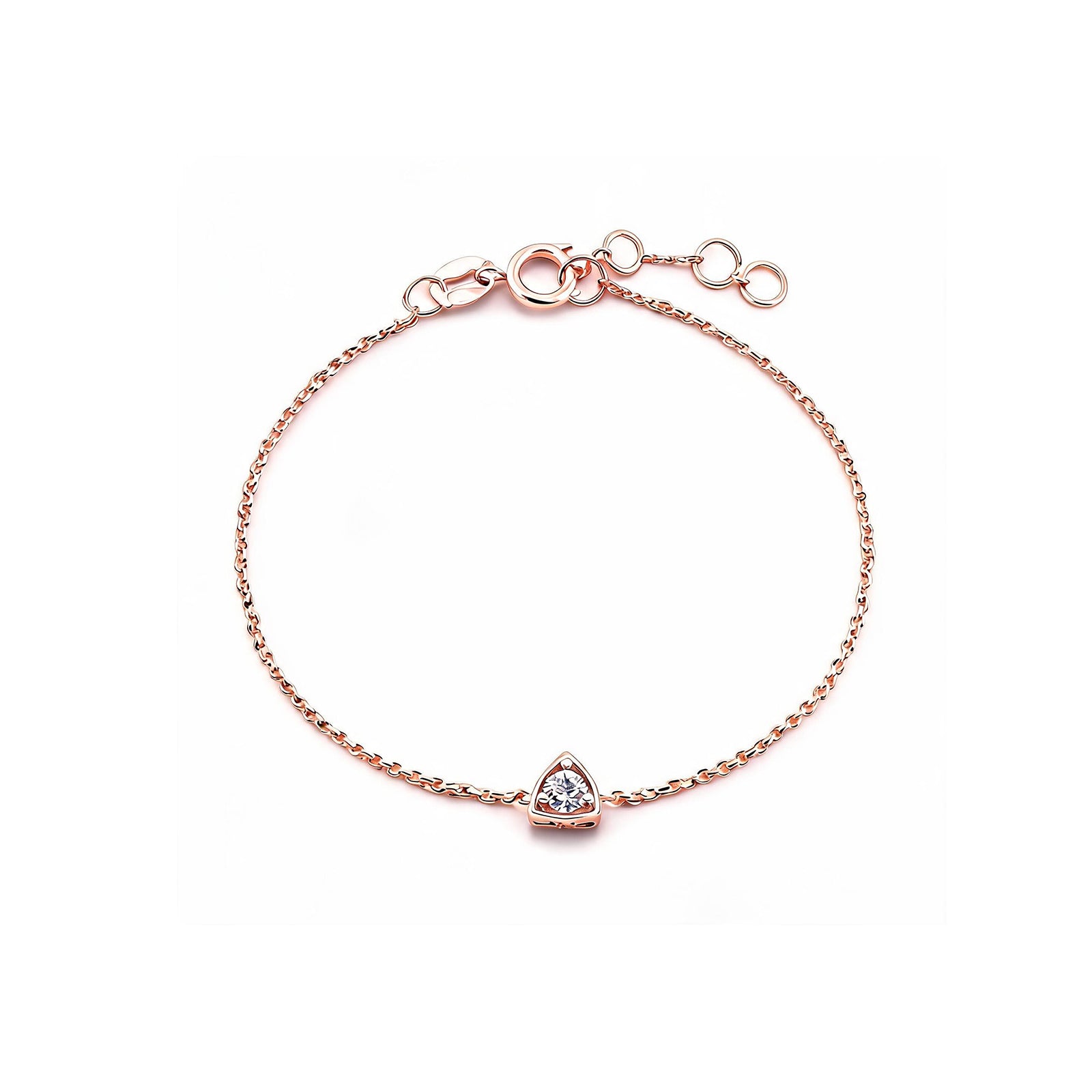 "Morning Dew" Teardrop Gold Bracelet