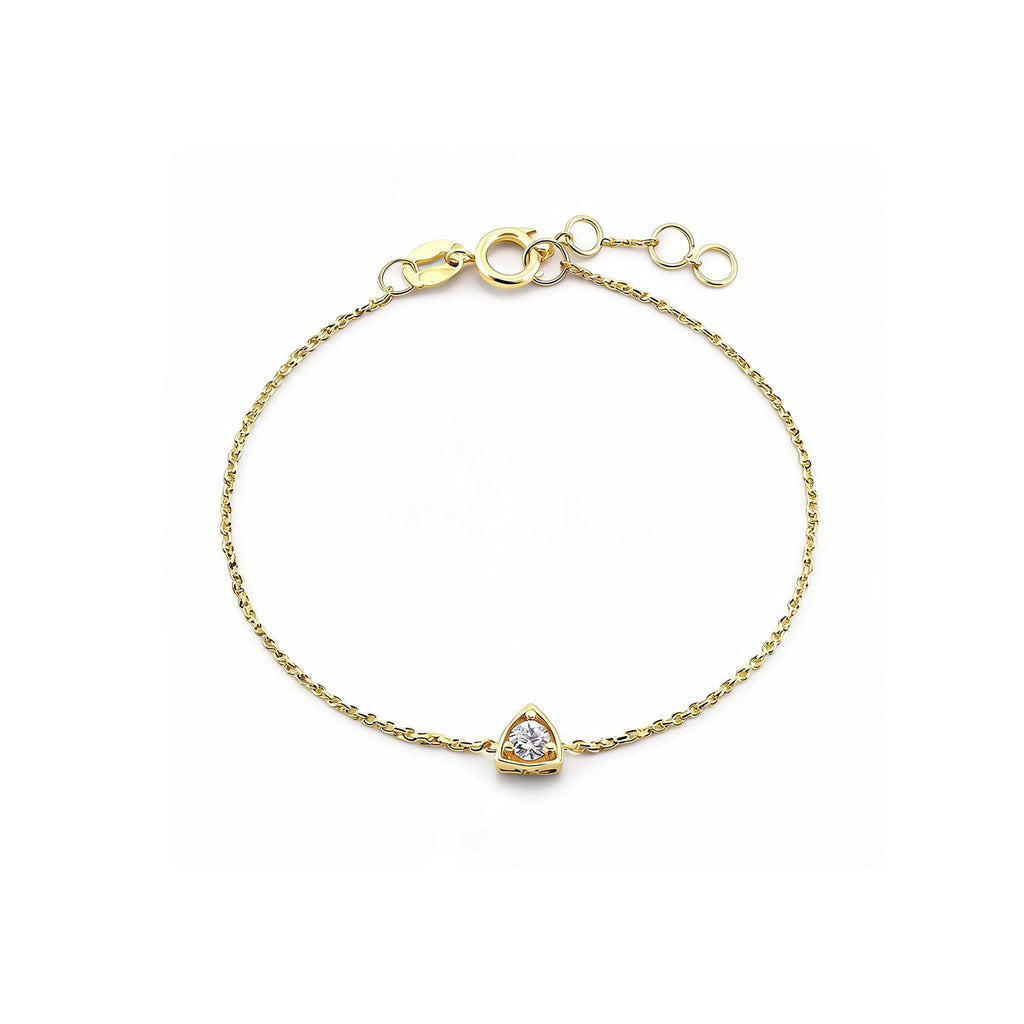 "Morning Dew" Teardrop Gold Bracelet