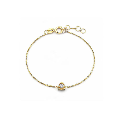 "Morning Dew" Teardrop Gold Bracelet