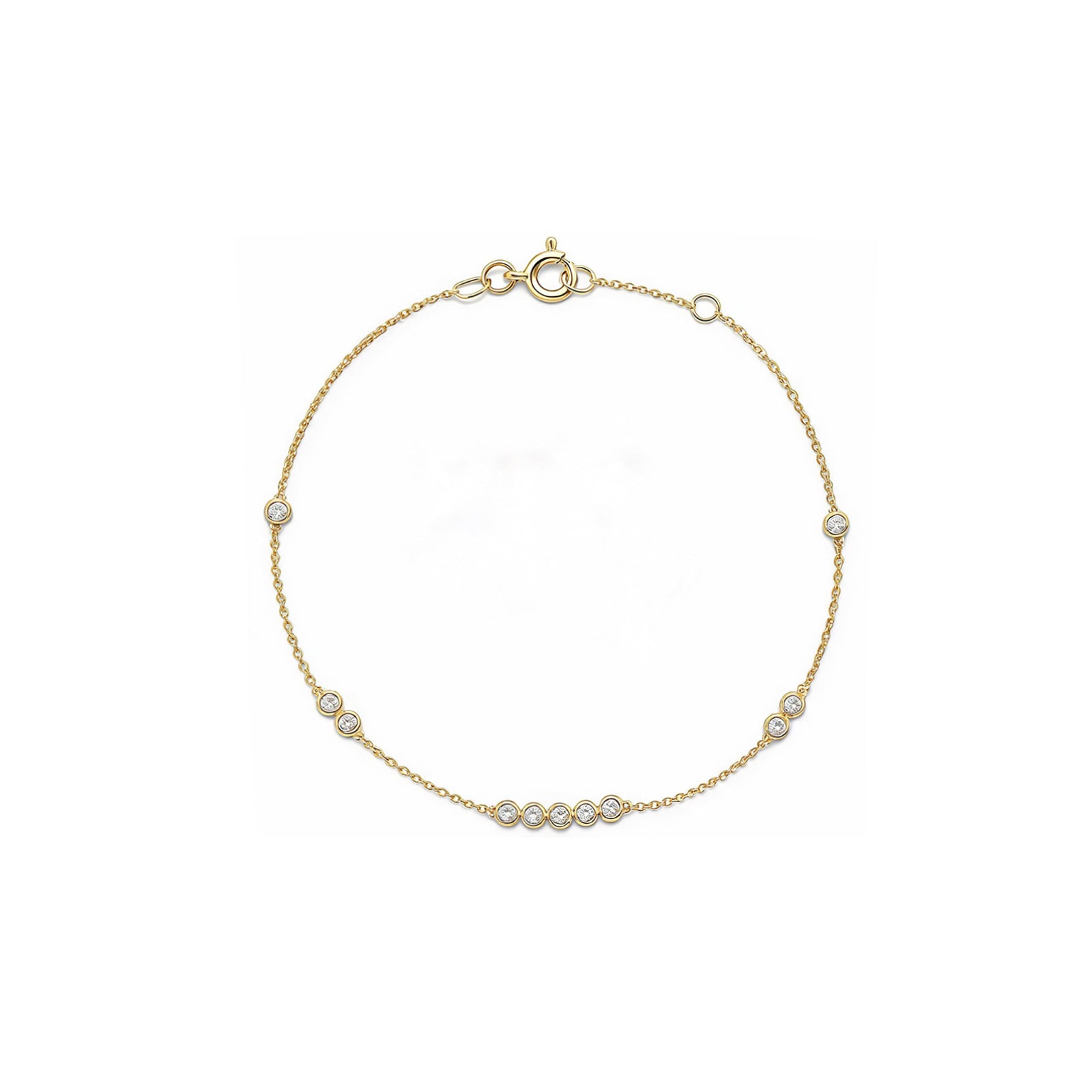 "Galaxia" Diamond Gold Bracelet