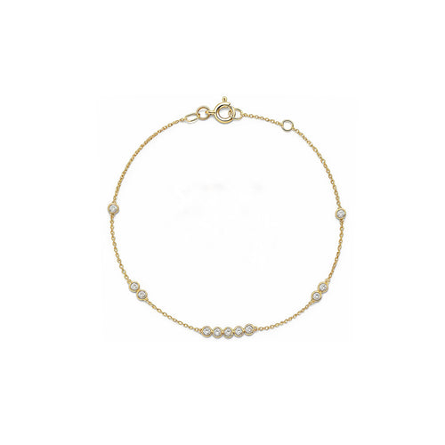 "Galaxia" Diamond Gold Bracelet