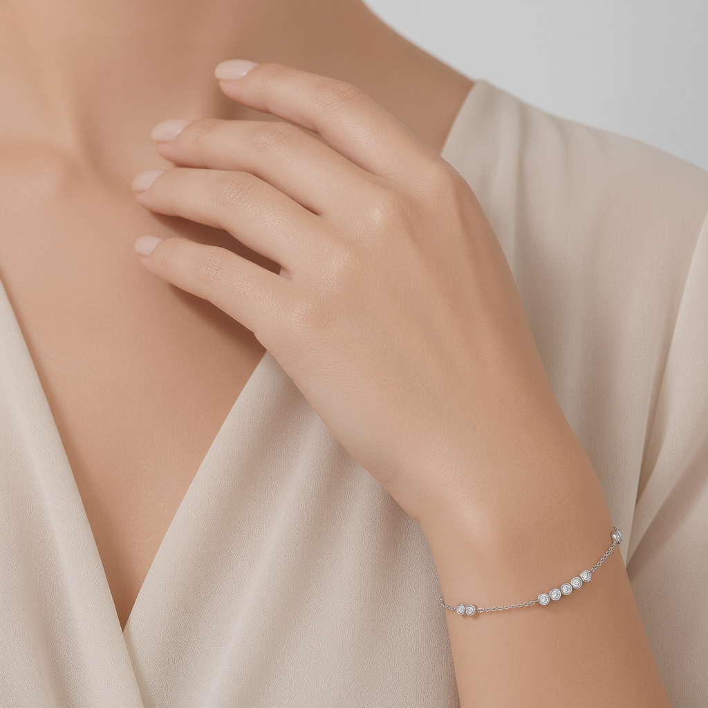 "Galaxia" Diamond Gold Bracelet