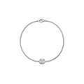 Modern Geometric Square Diamond Gold Bracelet