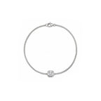 Modern Geometric Square Diamond Gold Bracelet