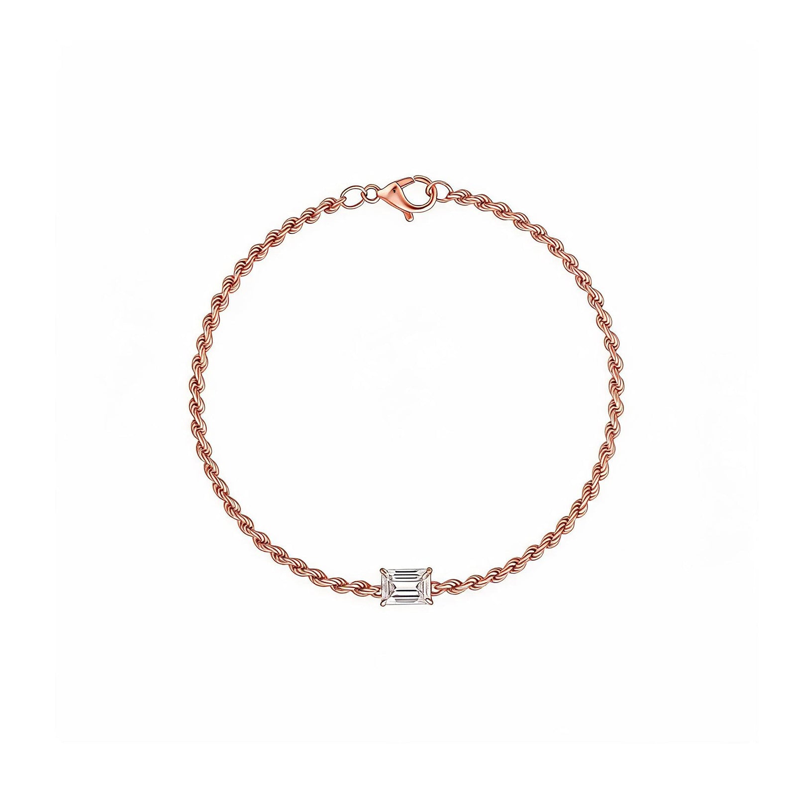 "Eternal Bond" Diamond Rope Gold Bracelet