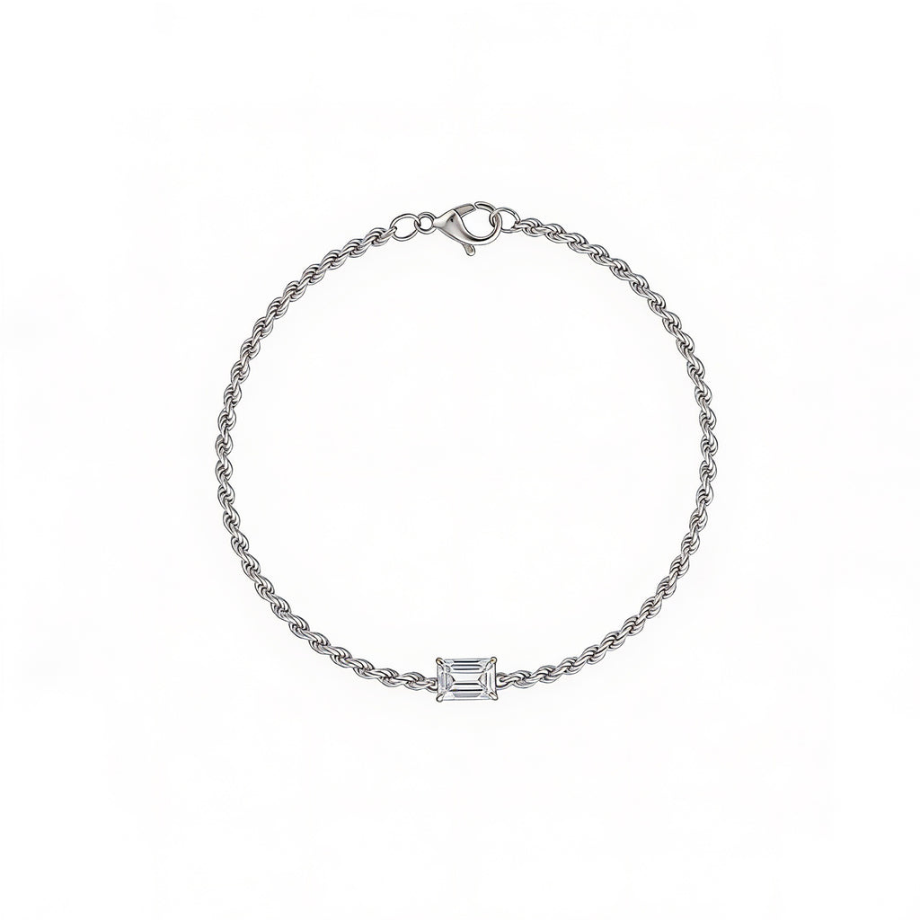 "Eternal Bond" Diamond Rope Gold Bracelet