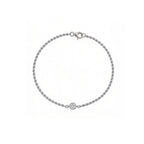 "Eternal Knot" Diamond Gold Rope Bracelet