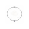 Geometric Trillion Diamond Gold Bracelet