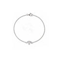 "Floral Dream" Rose Gold Cluster Diamond Bracelet
