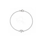 "Floral Dream" Rose Gold Cluster Diamond Bracelet