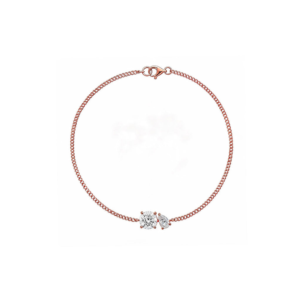 "The Perfect Pair" Diamond Gold Bracelet
