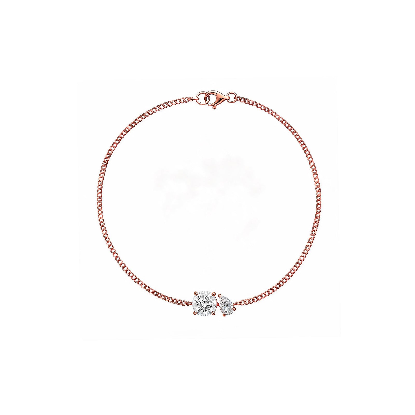 "The Perfect Pair" Diamond Gold Bracelet