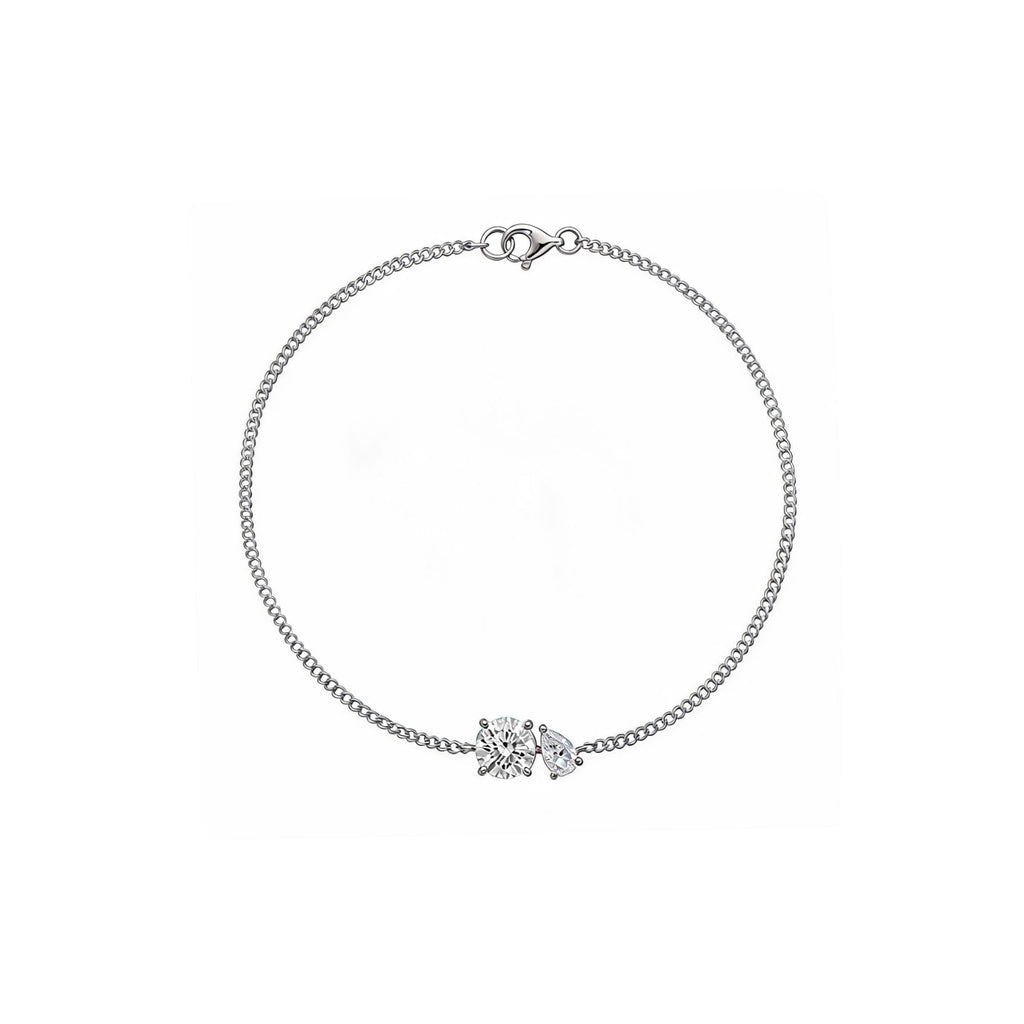 "The Perfect Pair" Diamond Gold Bracelet
