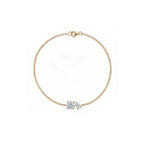 "The Perfect Pair" Diamond Gold Bracelet