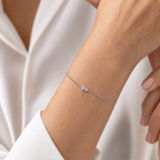 "The Perfect Pair" Diamond Gold Bracelet