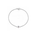 Minimalist Teardrop Solitaire Gold Bracelet
