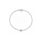 Minimalist Teardrop Solitaire Gold Bracelet