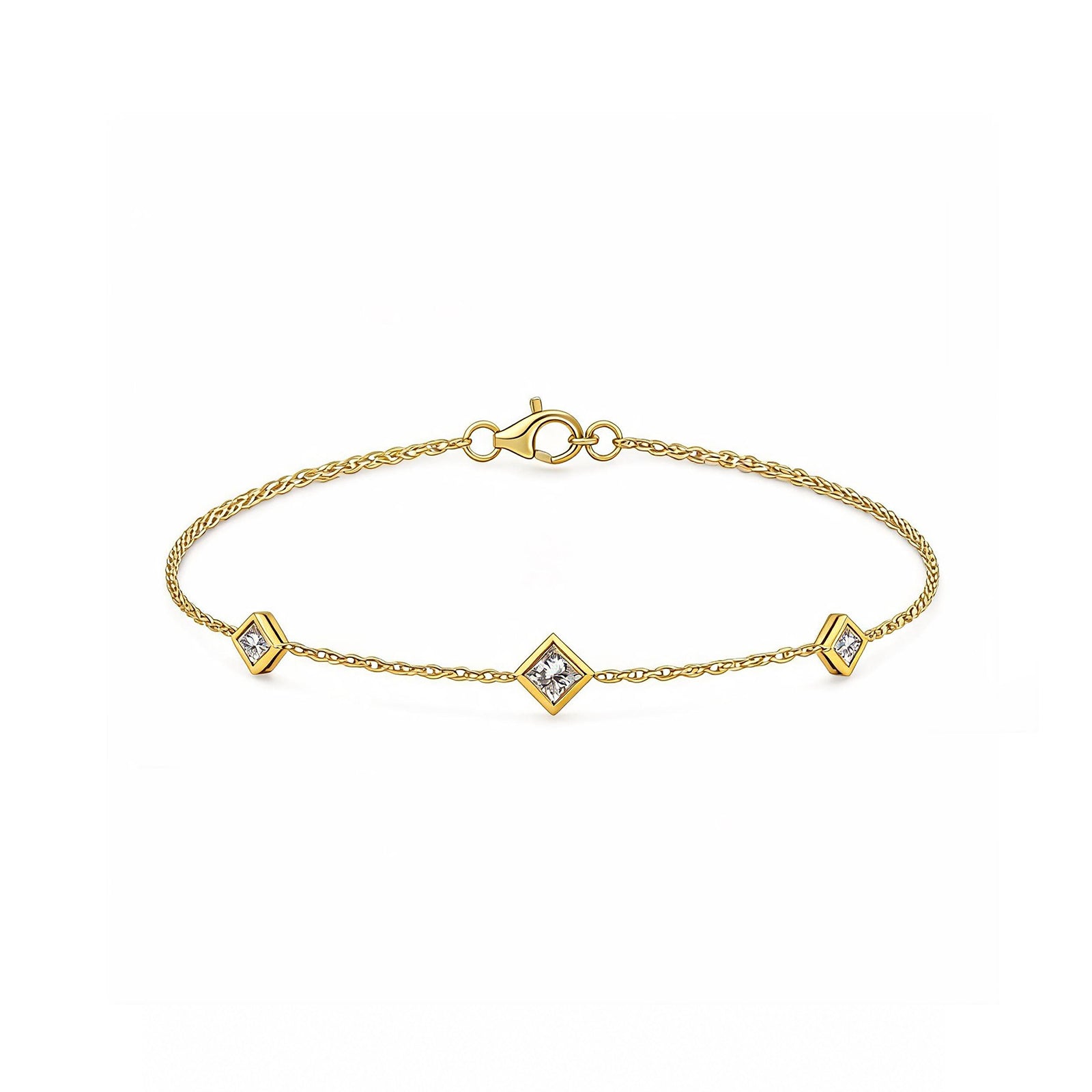 Geometric Sparkle Bracelet