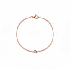 Minimalist Round Diamond Bracelet