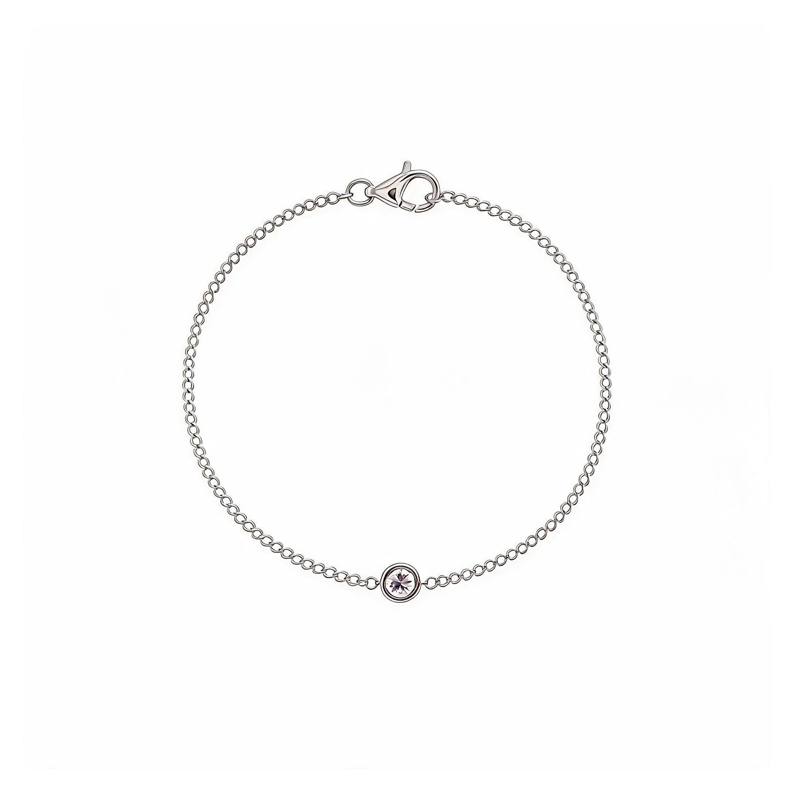 Minimalist Round Diamond Bracelet
