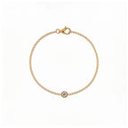 Minimalist Round Diamond Bracelet