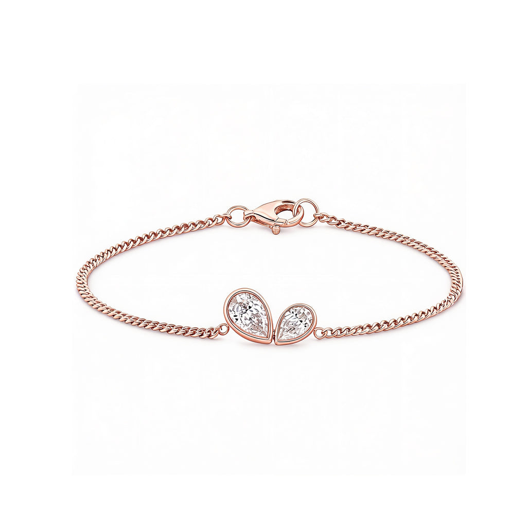 Double Pear Drop Bracelet