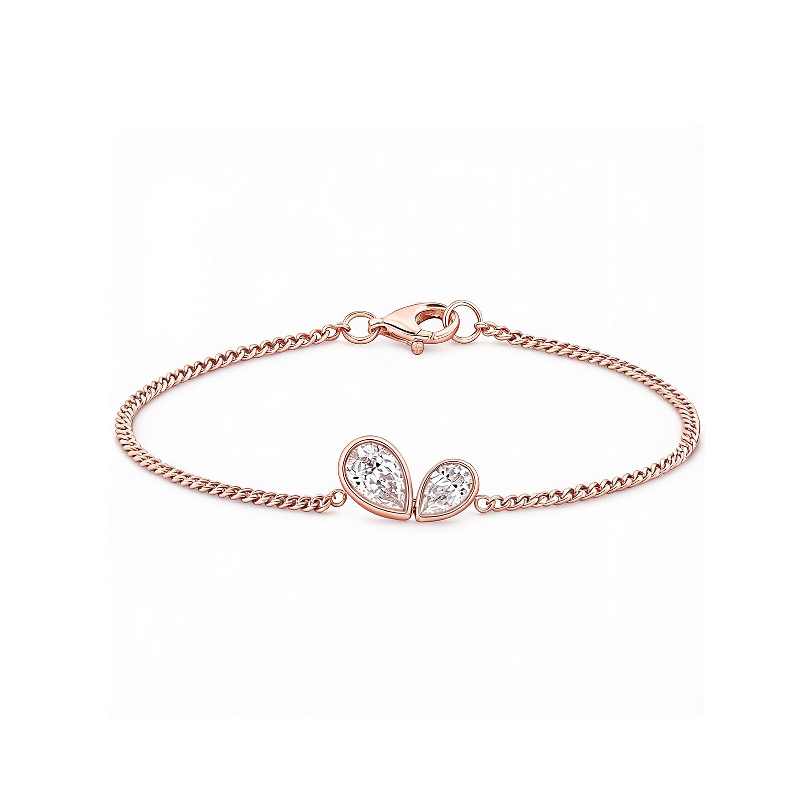 Double Pear Drop Bracelet
