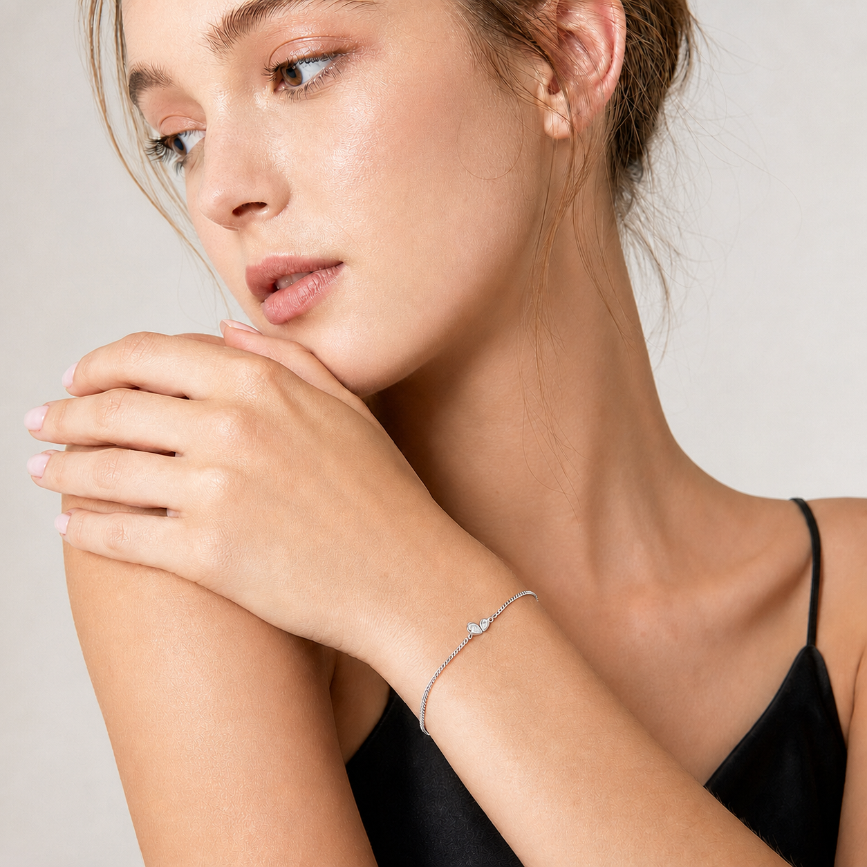 Double Pear Drop Bracelet