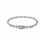 "Eternal Glow" Pear-Cut Diamond Bracelet