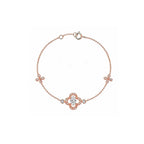 "Lucky Kiss" Shimmering Clover Bracelet