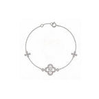 "Lucky Kiss" Shimmering Clover Bracelet