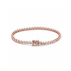 "Heartbeat Glow" Romantic Heart-Link Bracelet