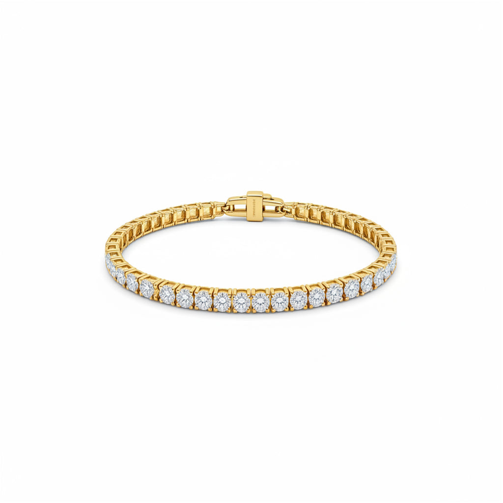 Classic Full-Diamond Tennis Bracelet