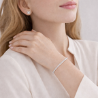 Classic Full-Diamond Tennis Bracelet